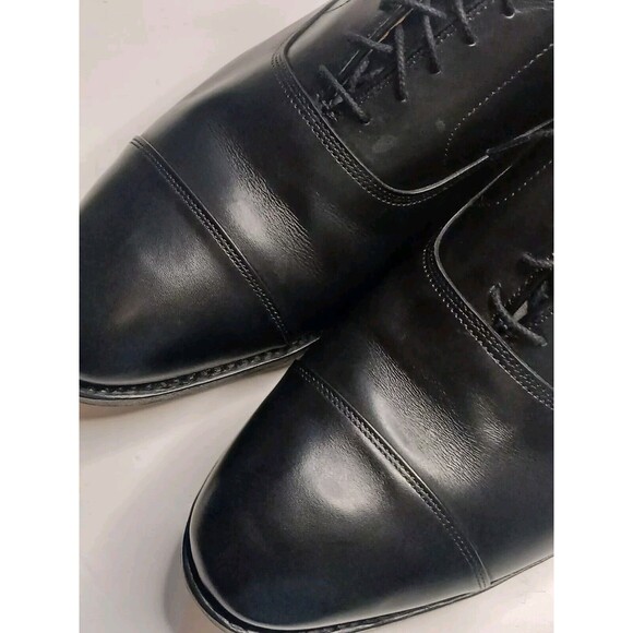 Allen Edmonds SZ 14 Park Avenue Cap-Toe Oxfords Black Leather Bench Welt - Picture 8 of 16